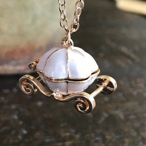 Disney Cinderella Pumpkin Carriage Locket Necklace